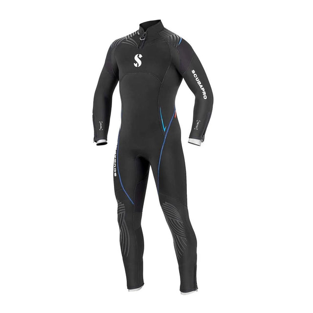 Scubapro Definition Steamer 7mm Men's Wetsuit – Premium Scuba Gear for Comfort & Performance-Black/Blue-S-