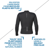 Scubapro Everflex Yulex Hoodless Vest 3mm Long Sleeve Men's-