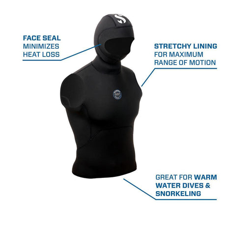 Scubapro Everflex Yulex Vest 2mm Unisex-