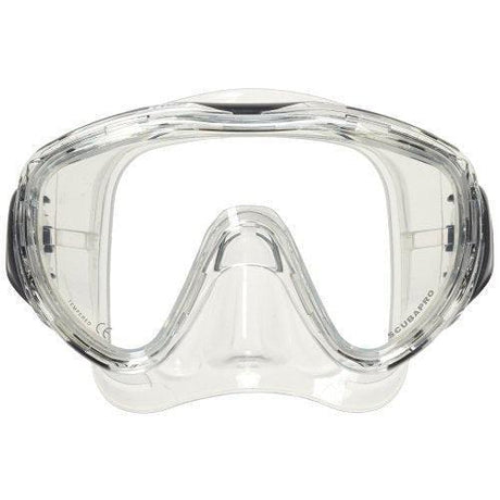 Scubapro Flux Low-Volume Single Lens Scuba Diving Mask-Clear-Clear-