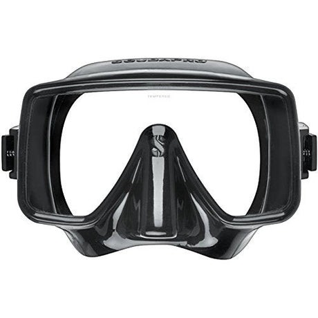 Scubapro Frameless Single Lens Scuba Diving Mask-Black-