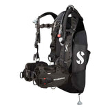 Scubapro Hydros Pro BCD with BPI - Womens with Color Kit Installed-Black-XS - S-