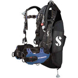 Scubapro Hydros Pro BCD with BPI - Womens with Color Kit Installed-Blue-XS - S-