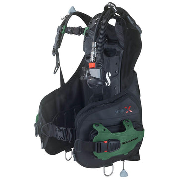 Scubapro Hydros X Air2 Men's with Color Kit Installed-Army Green-Small-