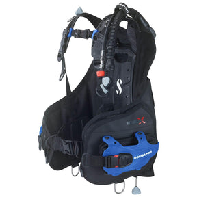 Scubapro Hydros X Balanced Inflator Men's with Color Kit Installed-Blue-Small-