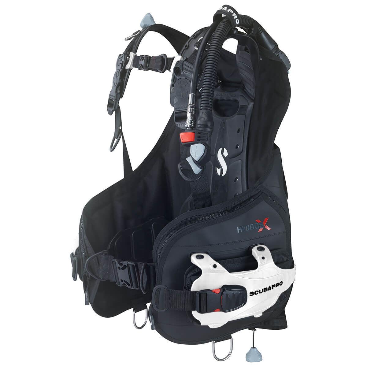 Scubapro Hydros X Balanced Inflator Men's with Color Kit Installed-White-Small-
