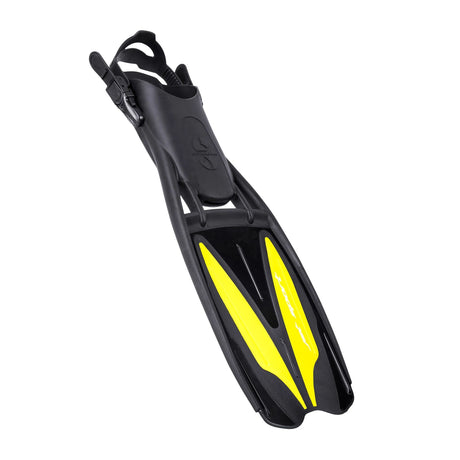 Scubapro Jet Sport Adjustable Open Heel Scuba Diving Fin-Yellow-XS (5-6)-