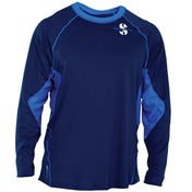 Scubapro Long Sleeve Channel Flow Rash Guard - Mens-Blue-S-