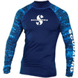 Scubapro Long Sleeve Rash Guard - Mens-Blue-S-