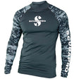Scubapro Long Sleeve Rash Guard - Mens-Graphite-S-