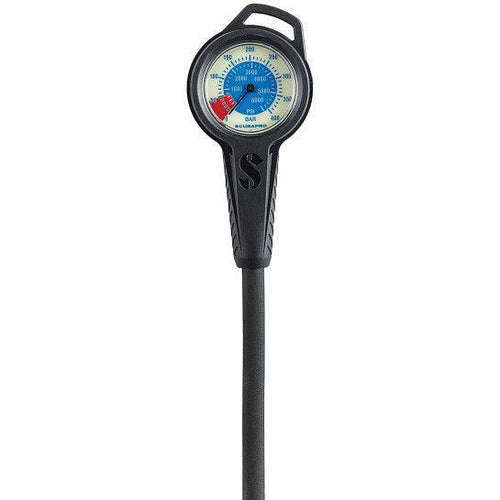 Scubapro Metal Compact Pressure Gauge Dual Display PSI/Bar Dive Console-