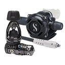 Scubapro MK25 EVO/A700 CARBON BT Dive Regulator DIN with Mouthpiece & Hose Protector-White-YOKE-