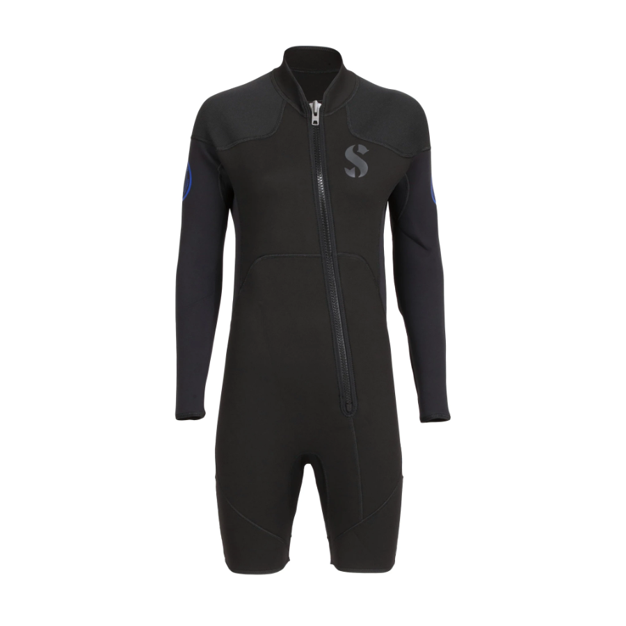 Scubapro Oneflex Steamer Caribbean Shorty 3mm Long Sleeve Wetsuit-