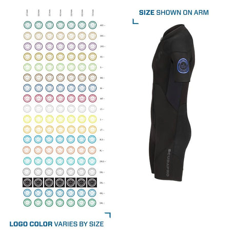 Scubapro Oneflex Steamer Front Zip Shorty 2.5 mm Men's Wetsuits-