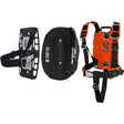 Scubapro S-TEK Donut Wing 30 + S-TEK Pro Harness SS + Single Tank Adapter + Back Shoulder Waist Pad (Color Kit Installed)-Orange-