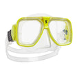Scubapro Solara Low-Volume Dual Lens Scuba Diving Mask-Yellow-Clear-