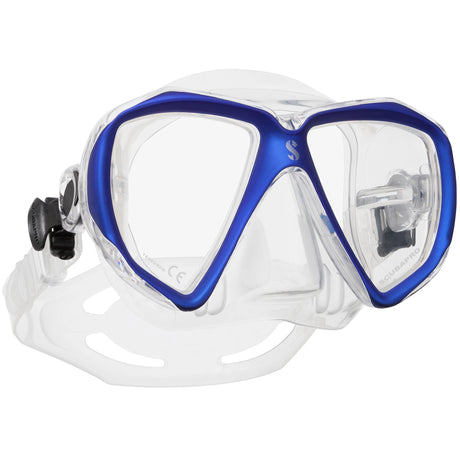 Scubapro Spectra Dive Mask-Blue-Clear Skirt-