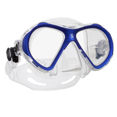 Scubapro Spectra Mini Dive Mask-Blue-Clear Skirt-