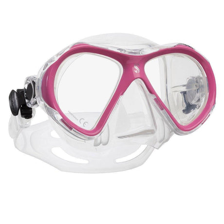 Scubapro Spectra Mini Dive Mask-Pink-Clear Skirt-