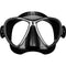 Scubapro Synergy 2 Twin Trufit Scuba Diving Mask w/ Comfort Strap-Black/Black/Silverw/comfortstrap-Black-