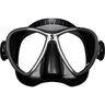 Scubapro Synergy 2 Twin Trufit Scuba Diving Mask w/ Comfort Strap-Black/Black/Silverw/comfortstrap-Black-