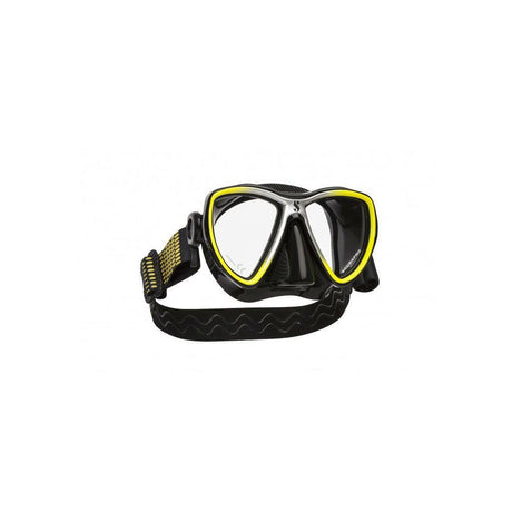 Scubapro Synergy Mini Dive Mask W Comfort Strap-Yellow/Silver-Black-