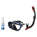 Seac Mask + Snorkel Package – Appeal Mask + Reverse Dry Snorkel + Free Mask Defog Spray — Blue, Seac Reverse Dry Snorkel