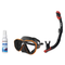 Seac Mask + Snorkel Package – Appeal Mask + Reverse Dry Snorkel + Free Mask Defog Spray — Orange, Seac Reverse Dry Snorkel