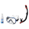 Seac Mask + Snorkel Package – Boss Mask + Reverse Dry Snorkel + Free Mask Defog Spray — Blue, Seac Reverse Dry Snorkel
