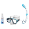 Seac Mask + Snorkel Package – Extreme 50 Years Mask + Tribe Dry Snorkel + Free Mask Defog Spray — Aquamarine, Seac Tribe Dry…