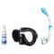 Seac Mask + Snorkel Package – Giglio Adult Mask + Tribe Dry Snorkel + Free Mask Defog Spray — Black, Seac Tribe Dry Scuba Di…