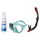 Seac Mask + Snorkel Package – Pura Anti-Fog Mask + Reverse Dry Snorkel + Free Mask Defog Spray — Tiffany, Seac Reverse Dry S…