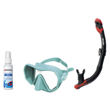 Seac Mask + Snorkel Package – Pura Anti-Fog Mask + Reverse Dry Snorkel + Free Mask Defog Spray — Tiffany, Seac Reverse Dry S…