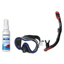 Seac Mask + Snorkel Package – Sunrise Single Lens Mask + Reverse Dry Snorkel + Free Mask Defog Spray — Seac Reverse Dry Snor…