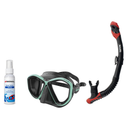 Seac Mask + Snorkel Package – Symbol Mask + Reverse Dry Snorkel + Free Mask Defog Spray — Black / Tiffany, Seac Reverse Dry…