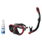 Seac Mask + Snorkel Package – Symbol Mask + Reverse Dry Snorkel + Free Mask Defog Spray — Black / Red, Seac Reverse Dry Snor…