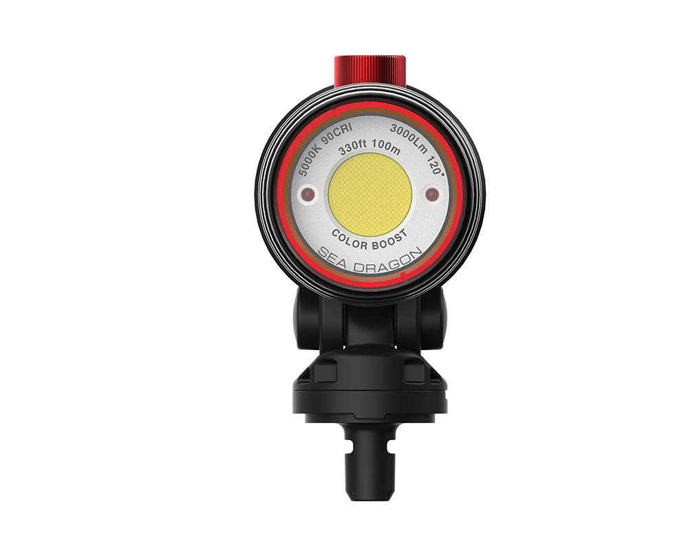 SeaLife Sea Dragon 3000F Color Boost COB LED Photo-Video Light Kit (Includes Grip, Single Tray, Sea Dragon Case)-