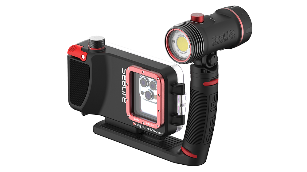 SeaLife Sea Dragon 3000F Color Boost COB LED Photo-Video Light Kit (Includes Grip, Single Tray, Sea Dragon Case)-
