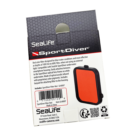 SeaLife SportDiver Color Correction Filter Red-