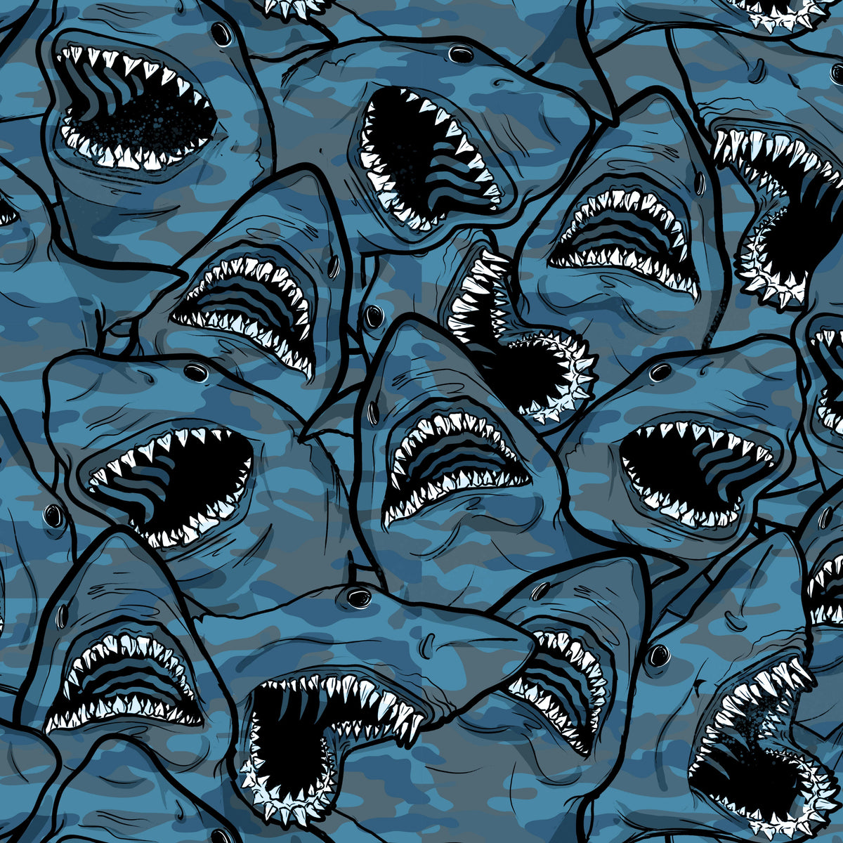 Spacefish Army Shark Camo Dive Socks