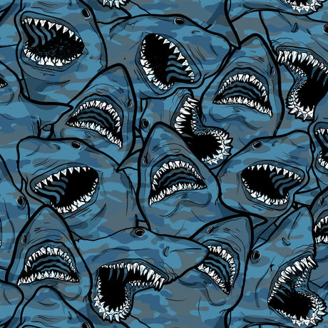 Spacefish Army Shark Camo Scuba Headband