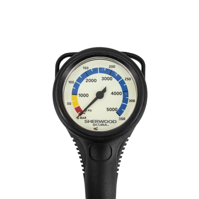 Sherwood 2" Brass Pressure Gauge Hose & Boot Gauges-