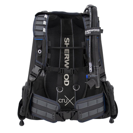 Sherwood Diving Crux BCD Buoyancy Compensator Style #40-Blue-M-No Gemini