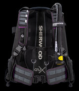 Sherwood Diving Crux BCD Buoyancy Compensator Style #50-Magenta-M-Paired with Gemini