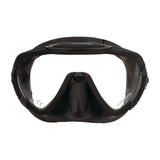 Sherwood Mimic Dive Mask-Black Silicone-