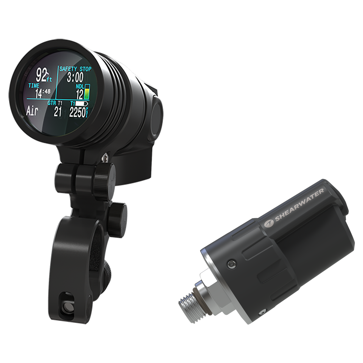 Shearwater NERD 2 Dive Computer + Swift Transmitter Package — includes Shearwater NERD 2 Dive Computer, Shearwater Swift Tra…