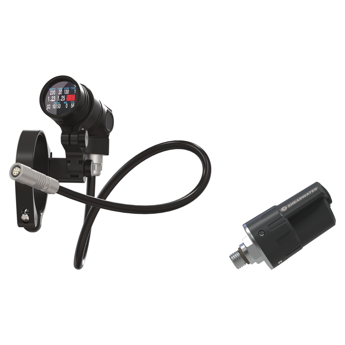 Shearwater NERD 2 Dive Computer + Swift Transmitter Package — Fischer