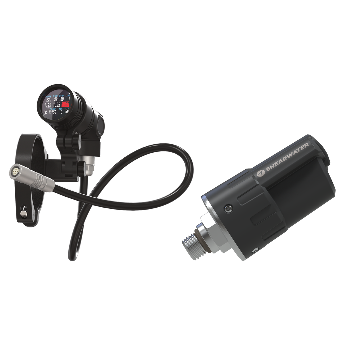 Shearwater NERD 2 Dive Computer + Swift Transmitter Package — Fischer