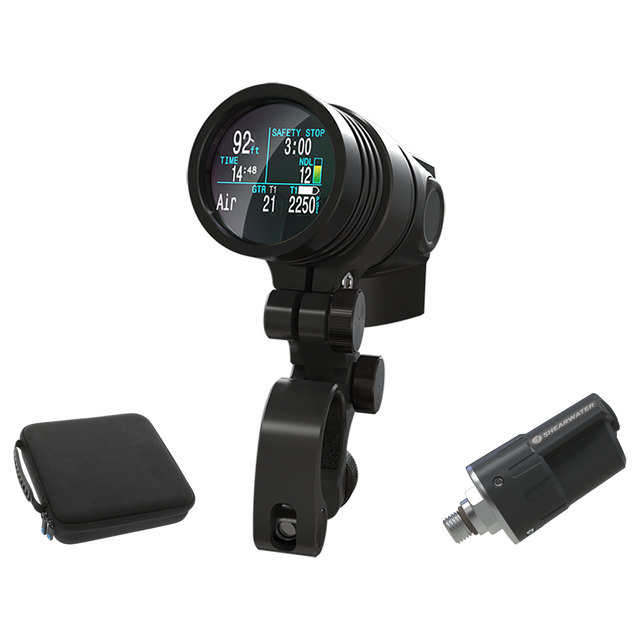 Shearwater NERD 2 Dive Computer + Swift Transmitter + EVA Case Package — includes Shearwater NERD 2 Dive Computer, Shearwate…