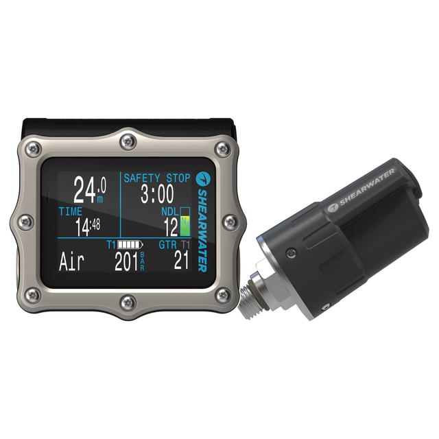 Shearwater Perdix 2 Ti Dive Computer + Swift Transmitter Package — includes Shearwater Perdix 2 Ti Dive Computer, Shearwater…